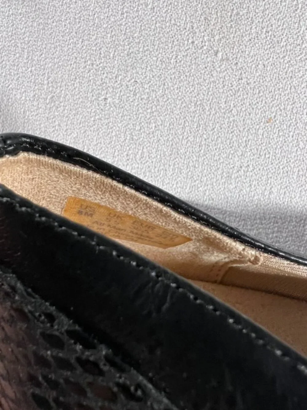 LIFESTRIDE black comfort Deja Vu flats slip-on sleek design cushioned insole SZ8